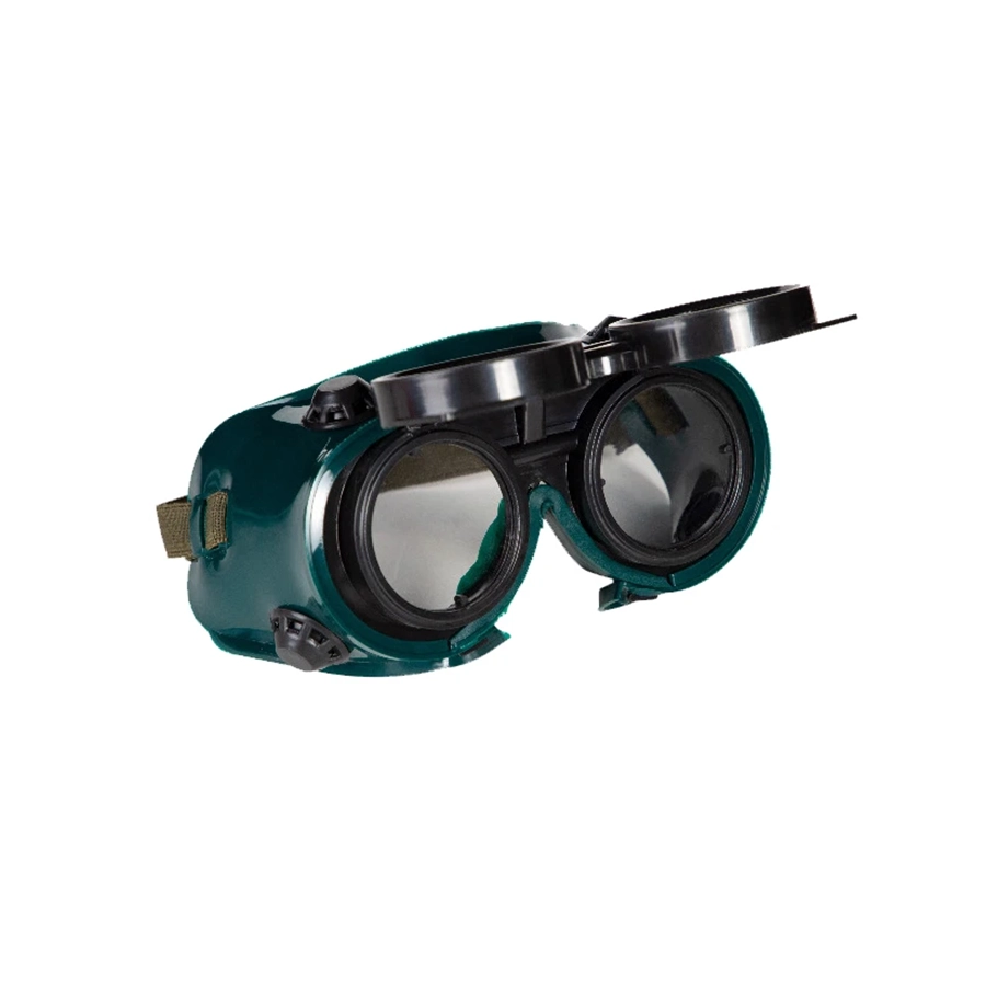 عینک جوشکاری با لنز گرد